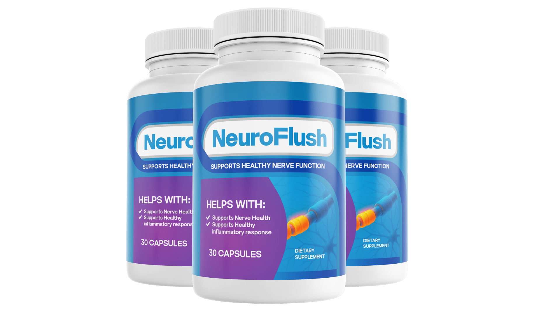 NeuroFlush 3 bottles